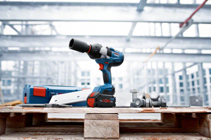 Bosch GDS 18V-1050 H Surubelnita cu impact cu 2 acumulatori Li-Ion, 18V, 8Ah, 1050Nm, prindere 3/4" + L-BOXX [2]
