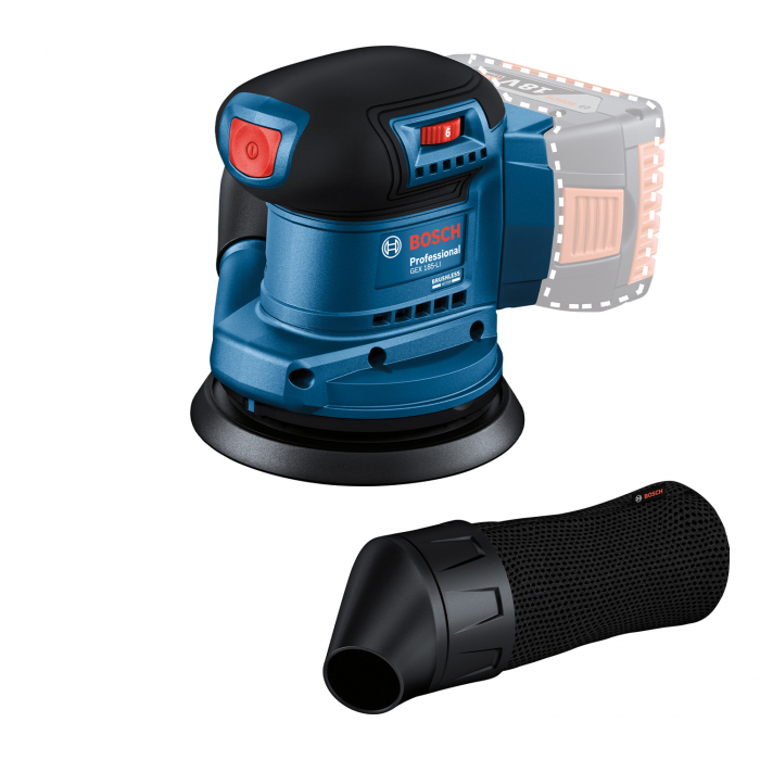 Bosch GEX 185-LI (solo) Slefuitor excentric Li-Ion, 18V, fara acumulator in set [1]