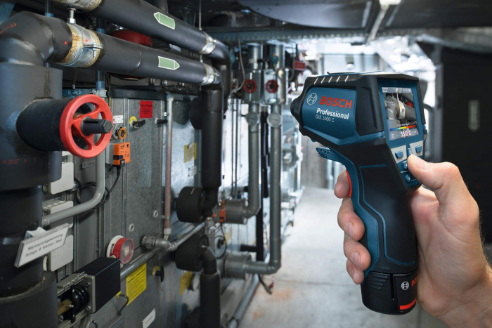 Bosch GIS 1000C (solo) Termodetector -40C/+1000C, precizie 2% fara acumulator in set [3]