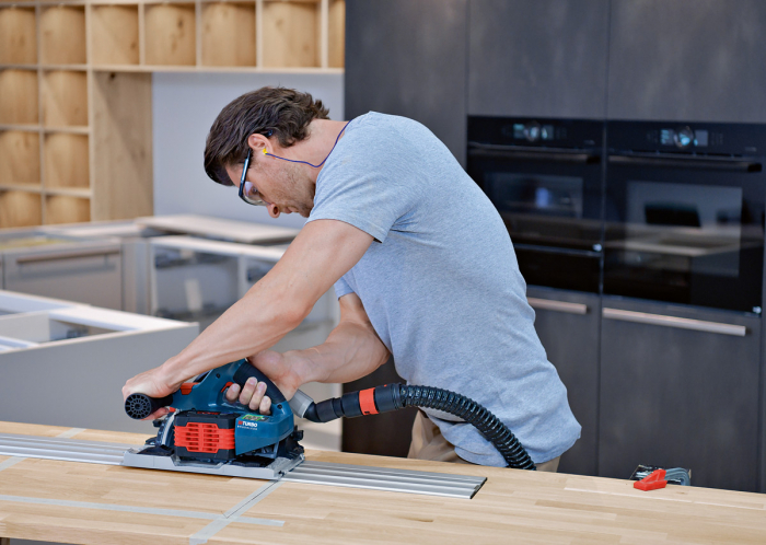 Bosch GKT 18V-52 GC (solo) Ferastrau circular brushless Biturbo, Li-Ion, fara acumulator in set + L-Boxx [3]