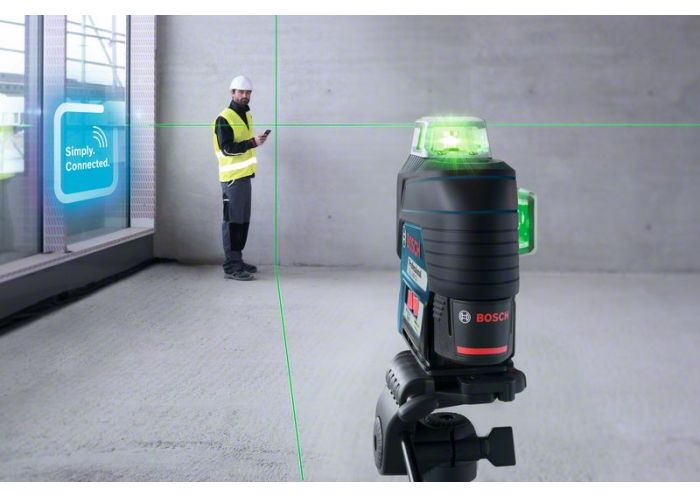 Bosch GLL 3-80 CG + BM1 Nivela laser cu linii, 30m, receptor 120m, precizie 0.2mm/m + 1 x Acumulator GBA 12V 2.0Ah + Incarcator rapid GAL 1230 CV + L-Boxx 136 [5]