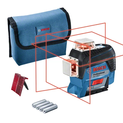 Bosch GLL 3-80C + LR7 in L-boxx,  30 m, 630 - 650 nm [1]