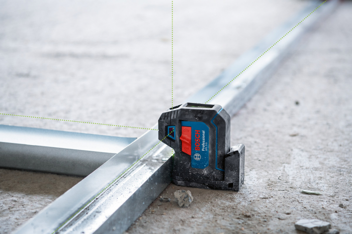 Bosch GPL 5 G Nivela cu 5 puncte cu laser verde, 30 m [1]