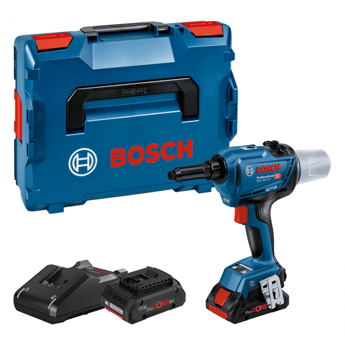 Bosch GRG 18V-16 C Nituitor Li-Ion, 6.4mm + 2 x Acumulator ProCORE 18V, 4Ah + Incarcator rapid GAL 18V-40 + Valiza [1]