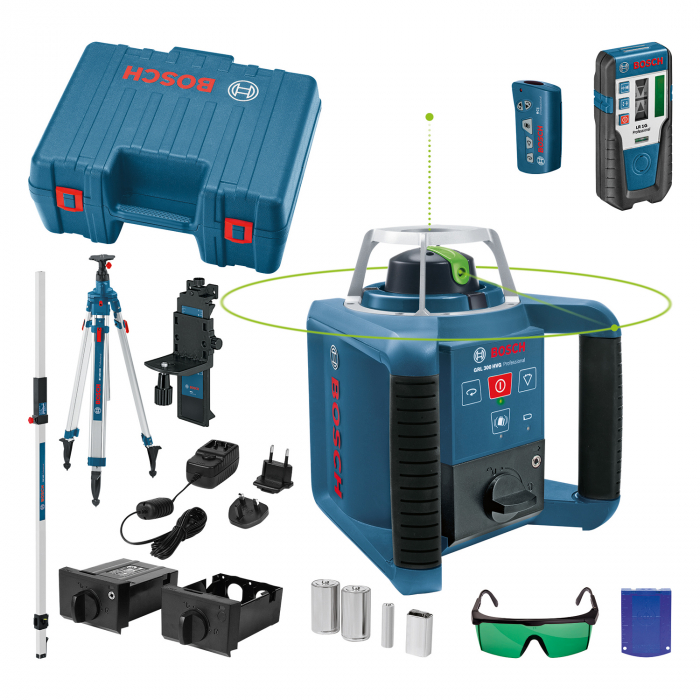Bosch GRL 300 HVG Nivela laser rotativa + BT 300 Trepied + GR 240 Rigla [2]