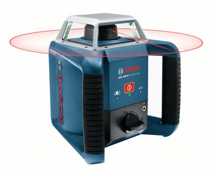 Bosch GRL 400 H Nivela laser rotativa, 20m, receptor 400m, precizie 0.08 mm/m [2]