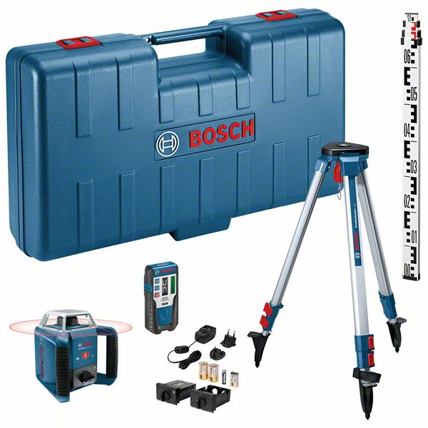 Bosch GRL 400 H Set Nivela laser rotativa, 20m, receptor 400m, precizie 0.08mm/m [3]