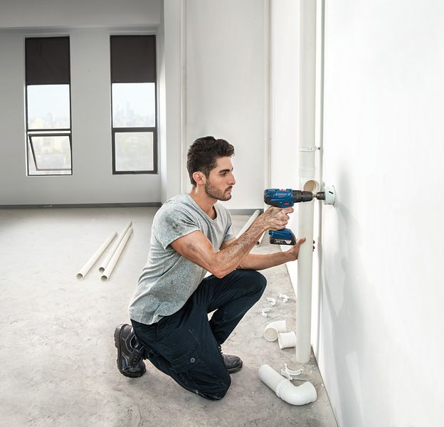 Bosch GSB 180-LI Masina de gaurit cu percutie + 2xAcumulatori GBA 18V, 2.0Ah + Incarcator rapid AL 1814 CV + Valiza profesionalala [2]