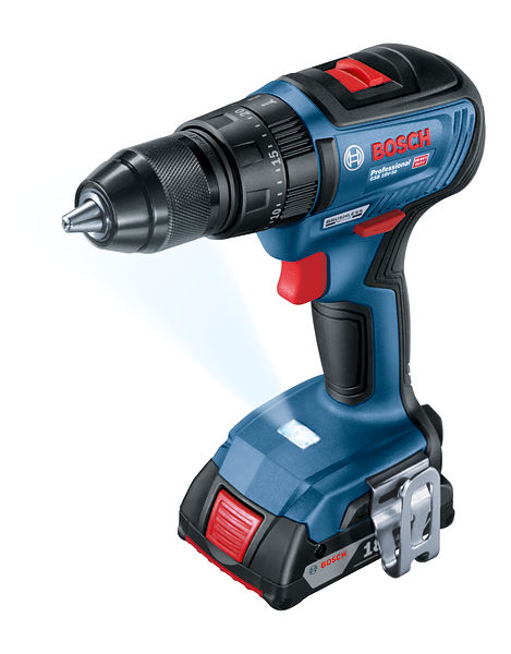 Bosch GSB 18V-50 Masina gaurit cu percutie cu acumulator + 2 x Acumulatori GBA 18V 2.0Ah + Incarcator GAL 18V-20 Professional + L-Case [1]