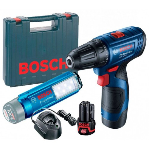 Bosch GSR 120 LI Masina de gaurit si insurubat cu 2 acumulatori, Li-Ion, 12 V, valiza plastic [1]