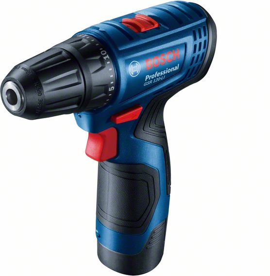 Bosch GSR 120 Li Masina de gaurit si insurubat cu acumulator + 2 x Acumulatori GBA 12V 2.0Ah + Incarcator GAL 1210 CV Professional + Valiza profesionala [2]