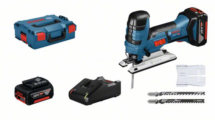 Bosch GST 18V-LI S Ferastrau vertical cu 2 acumulatori Li-Ion, 4Ah + L-Boxx [2]