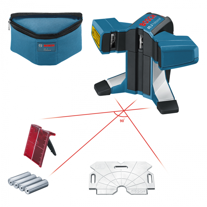 Bosch GTL 3 Nivela laser pentru faianta si gresie, 20m, precizie 0.2 mm/m [2]