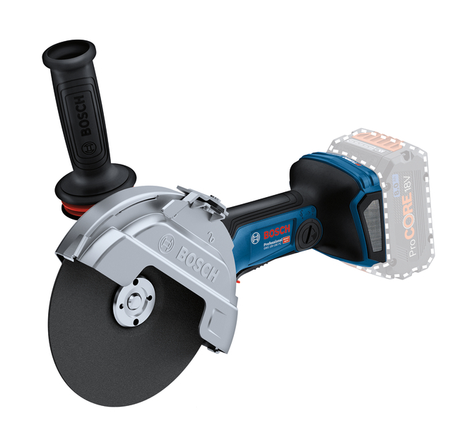 Bosch GWS 18V-180 PC (Solo) Polizor unghiular brushless BITURBO, Li-Ion, 18V, 180mm + accesorii, fara acumulator in set [1]
