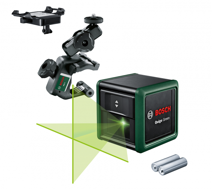 Bosch Quigo Green Gen2 Nivela laser cu linii, 540nm, 12m, MM2 [2]