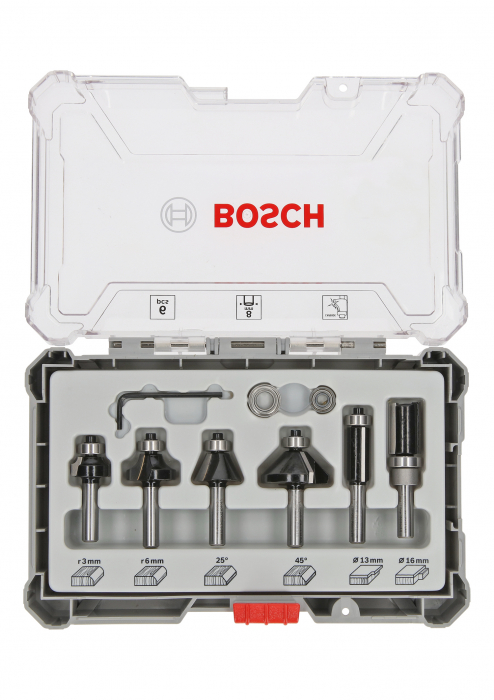 Bosch Set 6 freze HM tija 8mm [2]