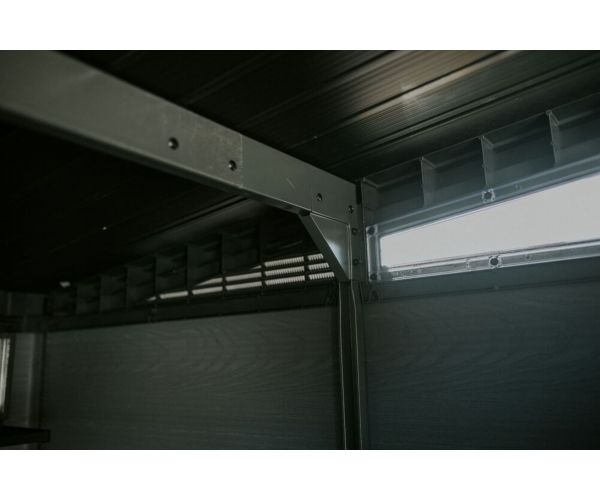 Casuta de gradina, Keter, Deco Pent 9 x 7, Gri deschis / Antracit [12]