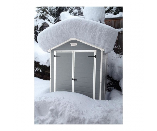 Casuta de gradina, Keter, Manor 6x5 gri/alb [4]