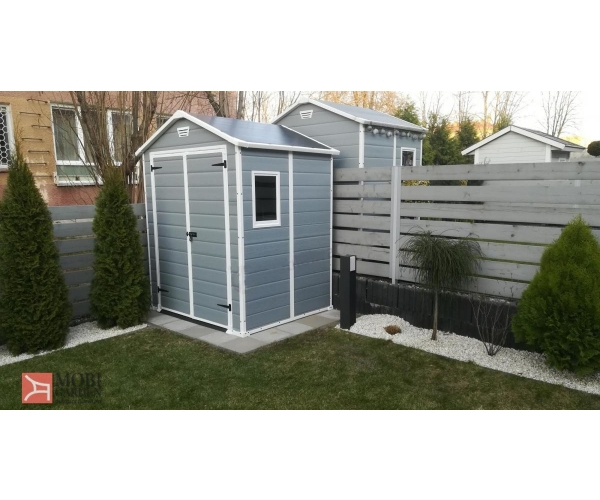Casuta de gradina, Keter, Manor 6x5 gri/alb [5]