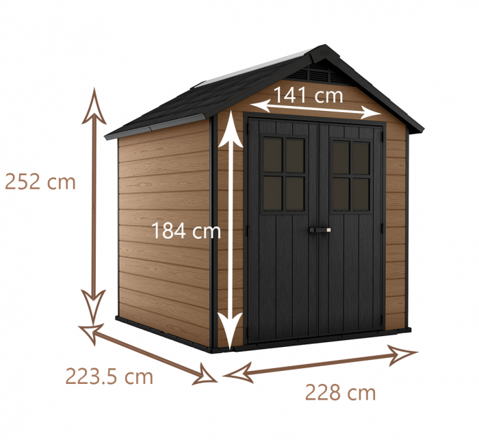 Casuta de gradina, Keter, Newton 757 Maro [7]