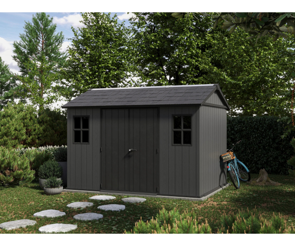 Casuta de gradina, Keter, Newton Plus, 11 x 7.5 Gri [3]