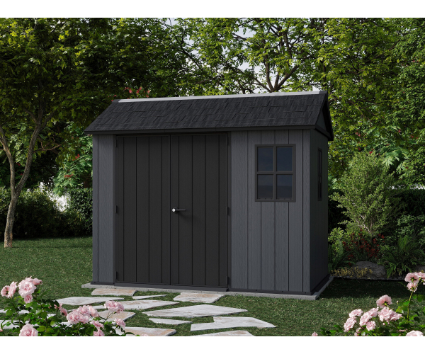Casuta de gradina, Keter, Newton Plus, 9 x 7.5 Gri [4]