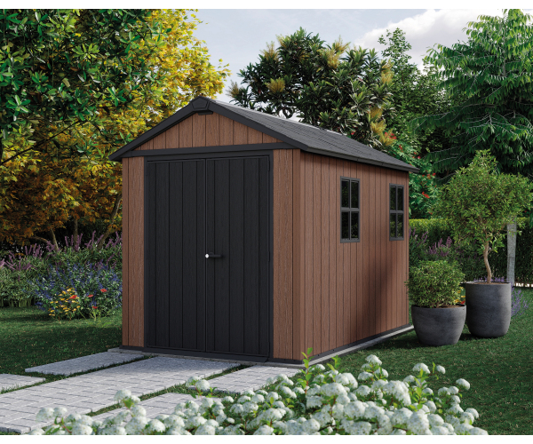 Casuta de gradina, Keter, Newton Plus, 9 x 7.5, Maro [3]