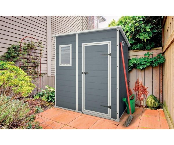 Casuta de  gradina, Manor 6x4 pent, Keter, Gri-Alb [3]