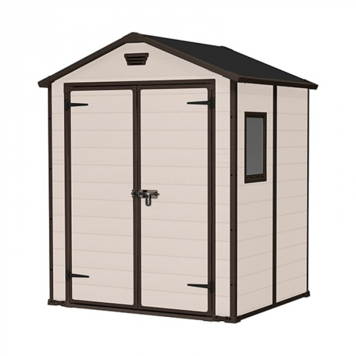 Casuta De Gradina MANOR 6x5 DD Bej [4]