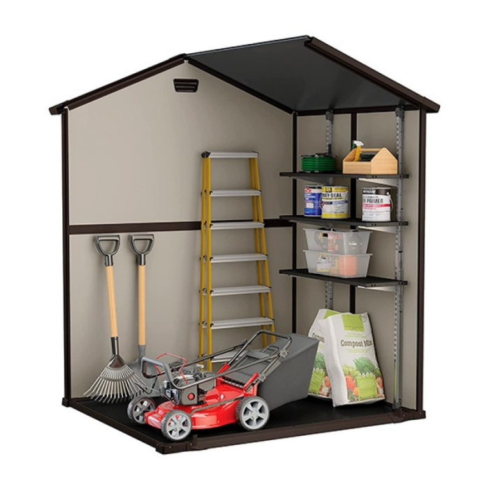 Casuta De Gradina MANOR 6x5 DD Bej [5]
