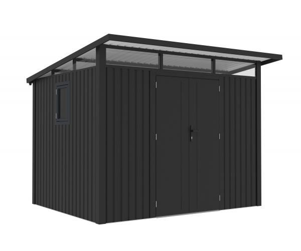 Casuta de gradina metalica, Alexs C, Antracit / Lucios [1]