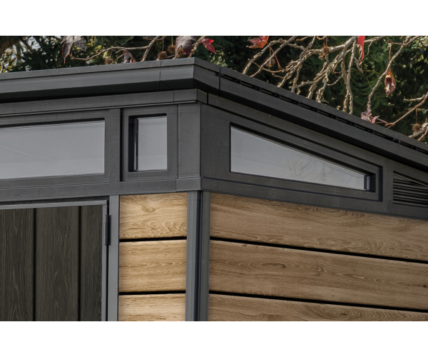 Casuta de gradina Penthouse 9 x 7 Keter, Signature, Venetian, Ashwood [3]