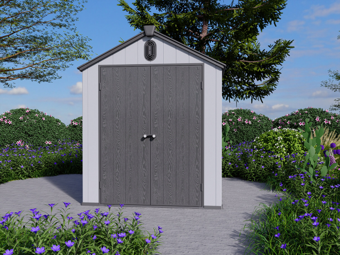 Casuta de gradina POLLEN, 6x6 Gri [5]