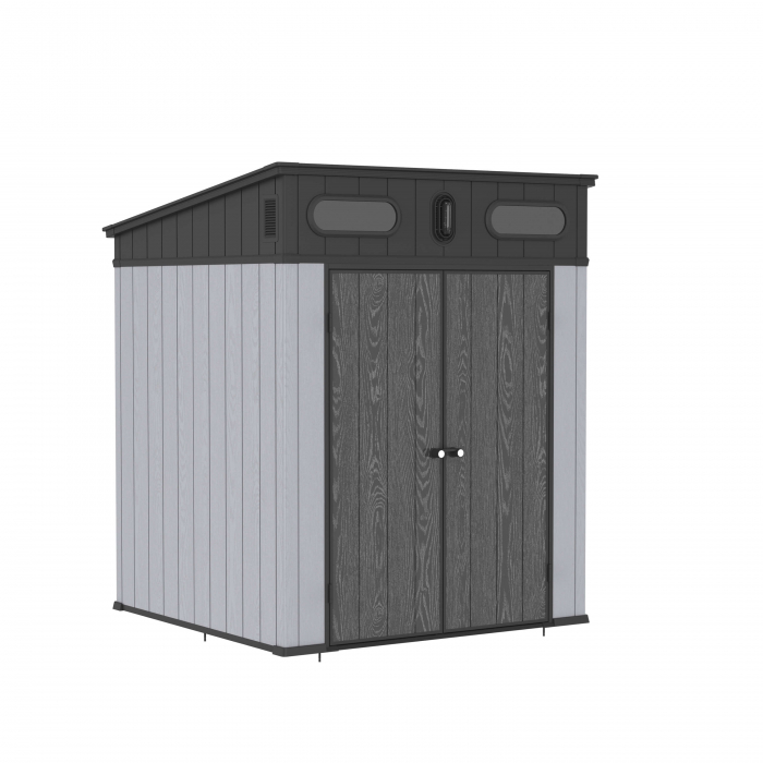 Casuta de gradina SIRIUS PENT, 6x6 Gri [2]
