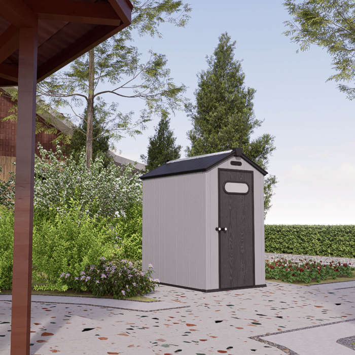 Casuta de gradina SUNNY, 4x6 Gri [7]