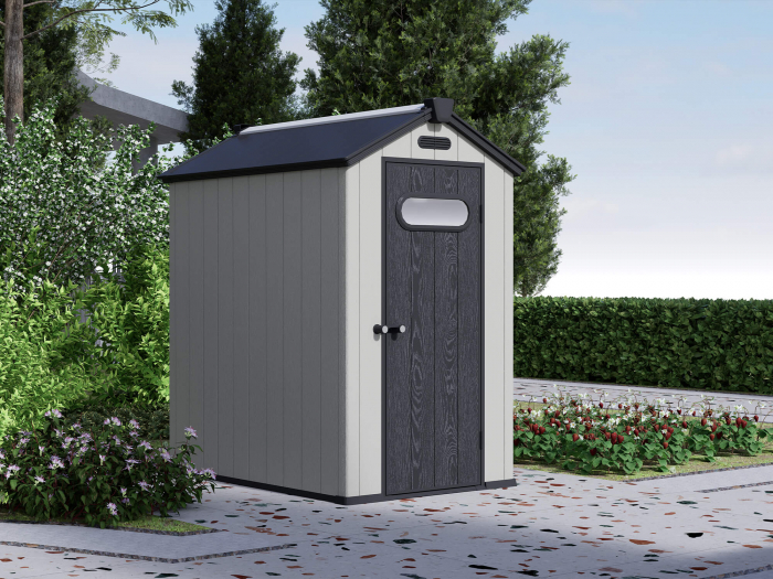Casuta de gradina SUNNY, 4x6 Gri [3]