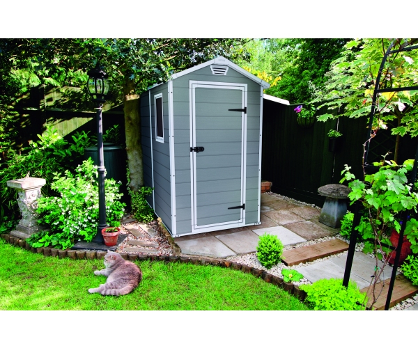 Casuta de gradina, Keter, Manor 4 x 6 Gri / alb [3]