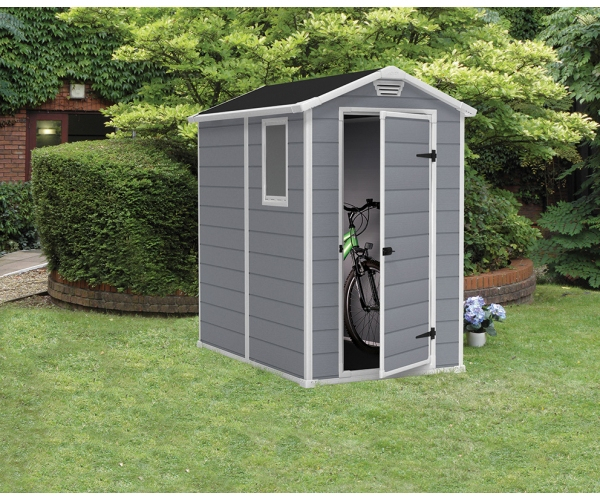 Casuta de gradina, Keter, Manor 4 x 6 Gri / alb [5]