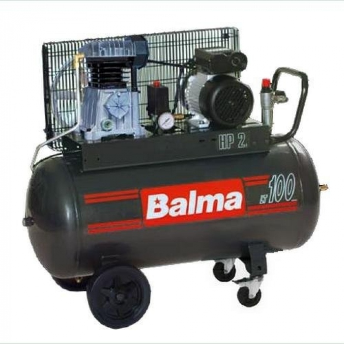 Balma NS12S-100-CM3 compresor aer, 100L, 10bar, angrenare curea [1]