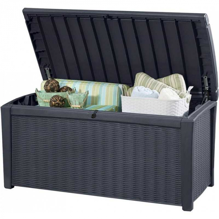 Cutie de depozitare pentru gradina ,KETER Borneo 416 L Gri [2]