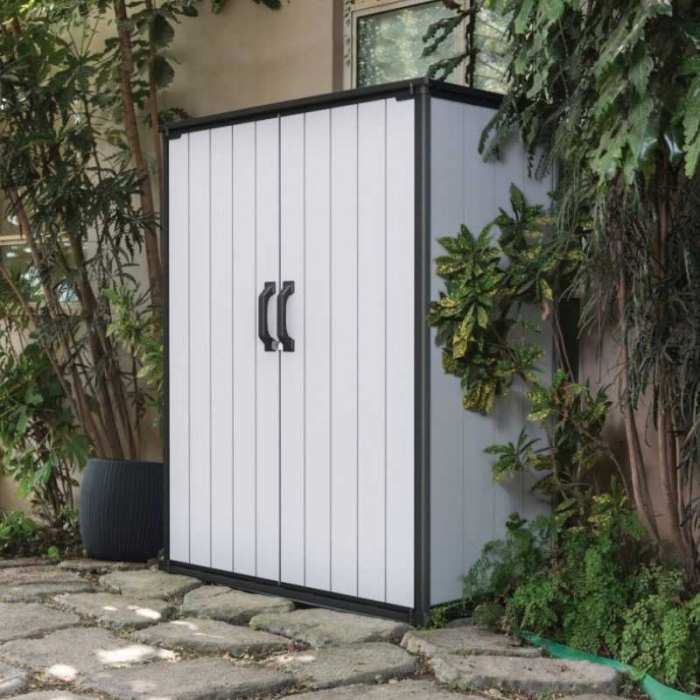 Dulap de gradina, KETER Premier High Store, gri 1400 L [2]