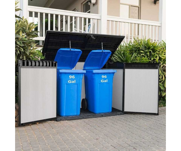 Dulap de gradina, Keter Premier Jumbo 2020 L, Gri [5]