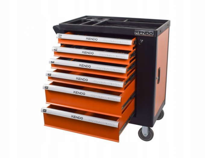 Dulap de scule profesional cu 6 sertare, 144 buc [4]