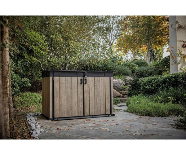 Dulap depozitare gradina, Keter, Signature 2020 L, Ashwood [2]