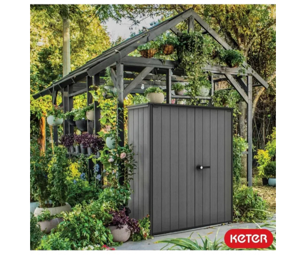 Dulap gradina Keter, Cortina Alto, Grafit, 1415 L [2]