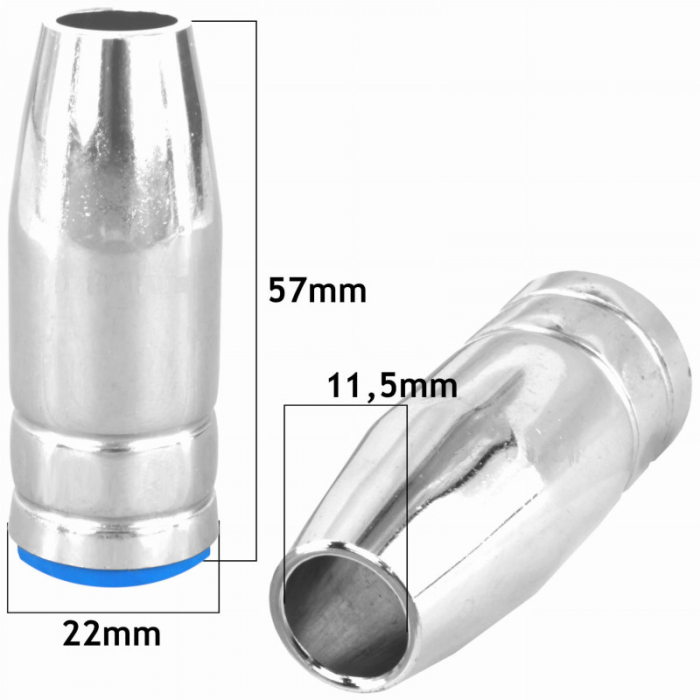 Duza gaz conica 11.5 x 57 mm pentru pistolet M25 [2]