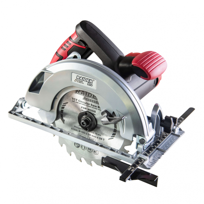 RAIDER RDP-CS26 Ferastrau circular de mana, Ø190mm, 1350W [1]