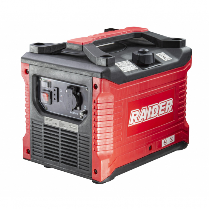 RAIDER RD-GG11 Generator pe benzina cu motor in 4 timpi, 1 Kw, monofazat, inverter [1]