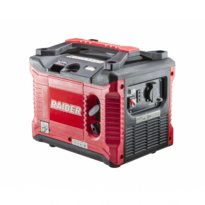 RAIDER RD-GG11 Generator pe benzina cu motor in 4 timpi, 1 Kw, monofazat, inverter [2]