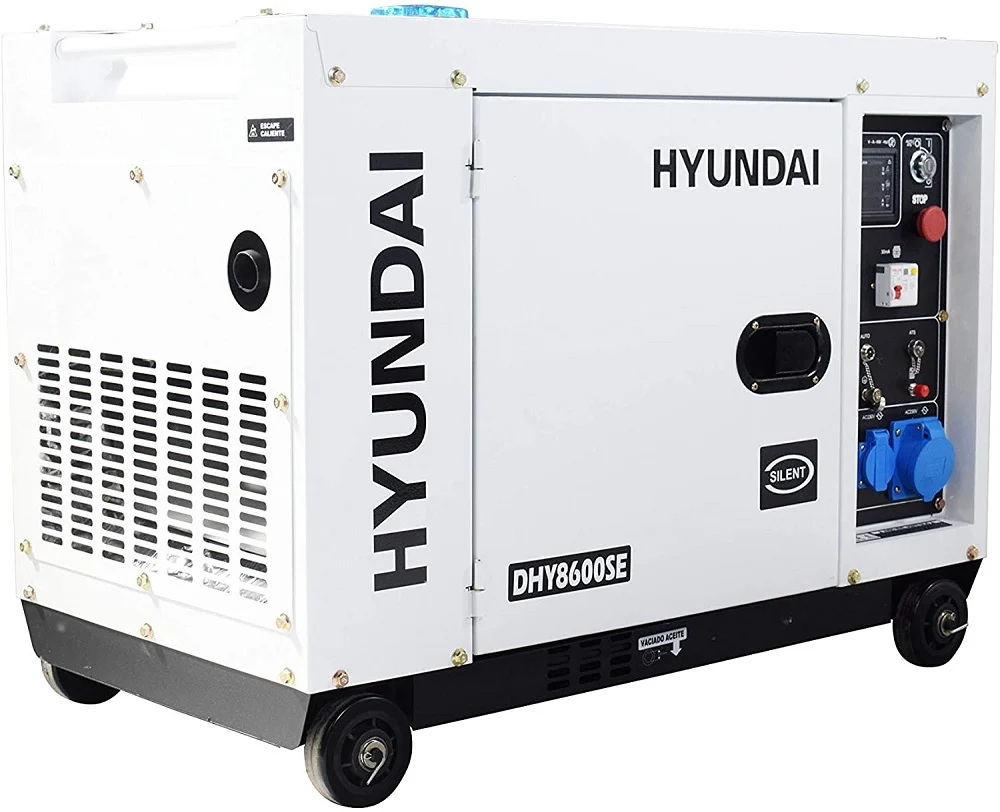 HYUNDAI DHY8600SE Generator de curent monofazat cu motor diesel , 6KW, pornire electrica [2]